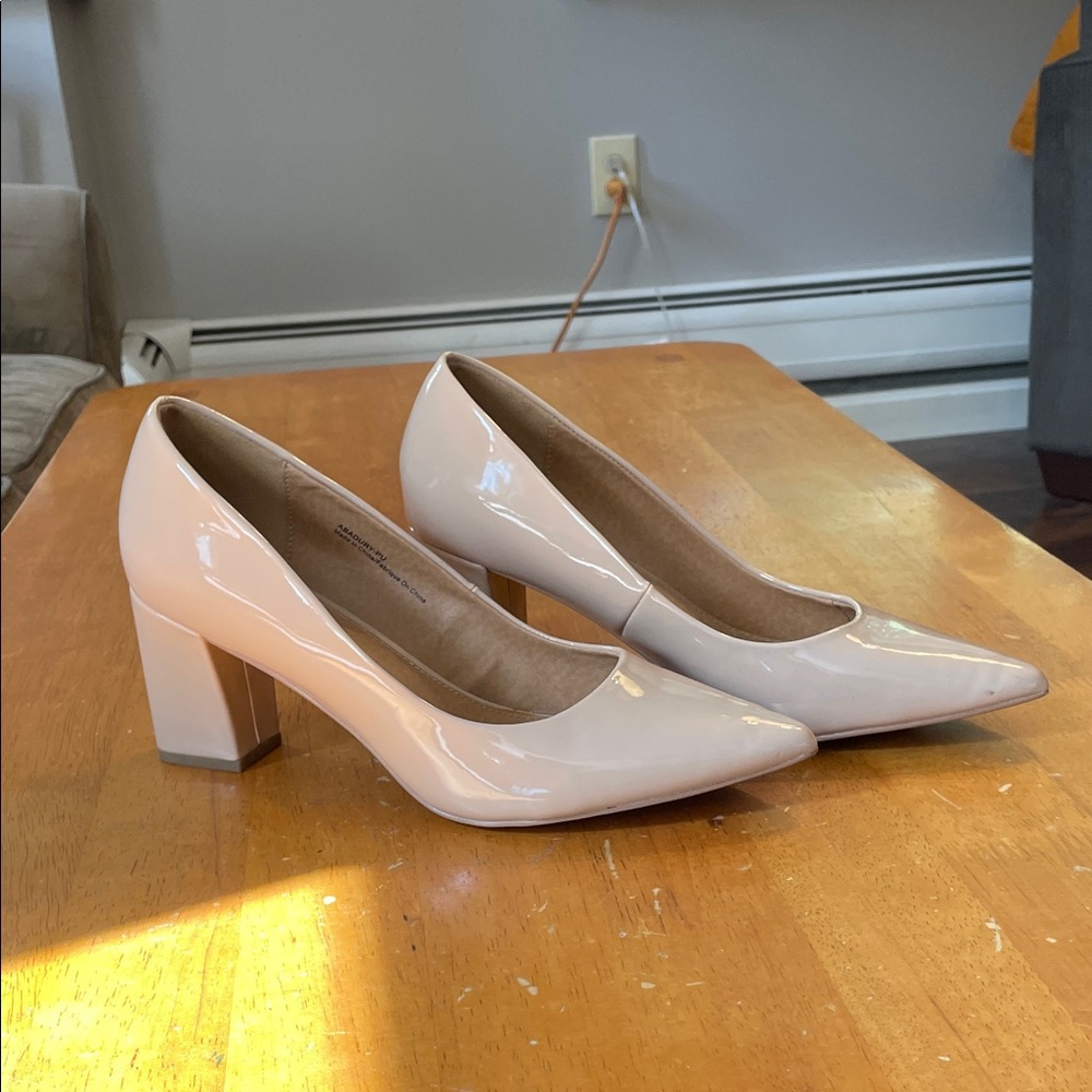 Abound Cream Block Heel Pumps